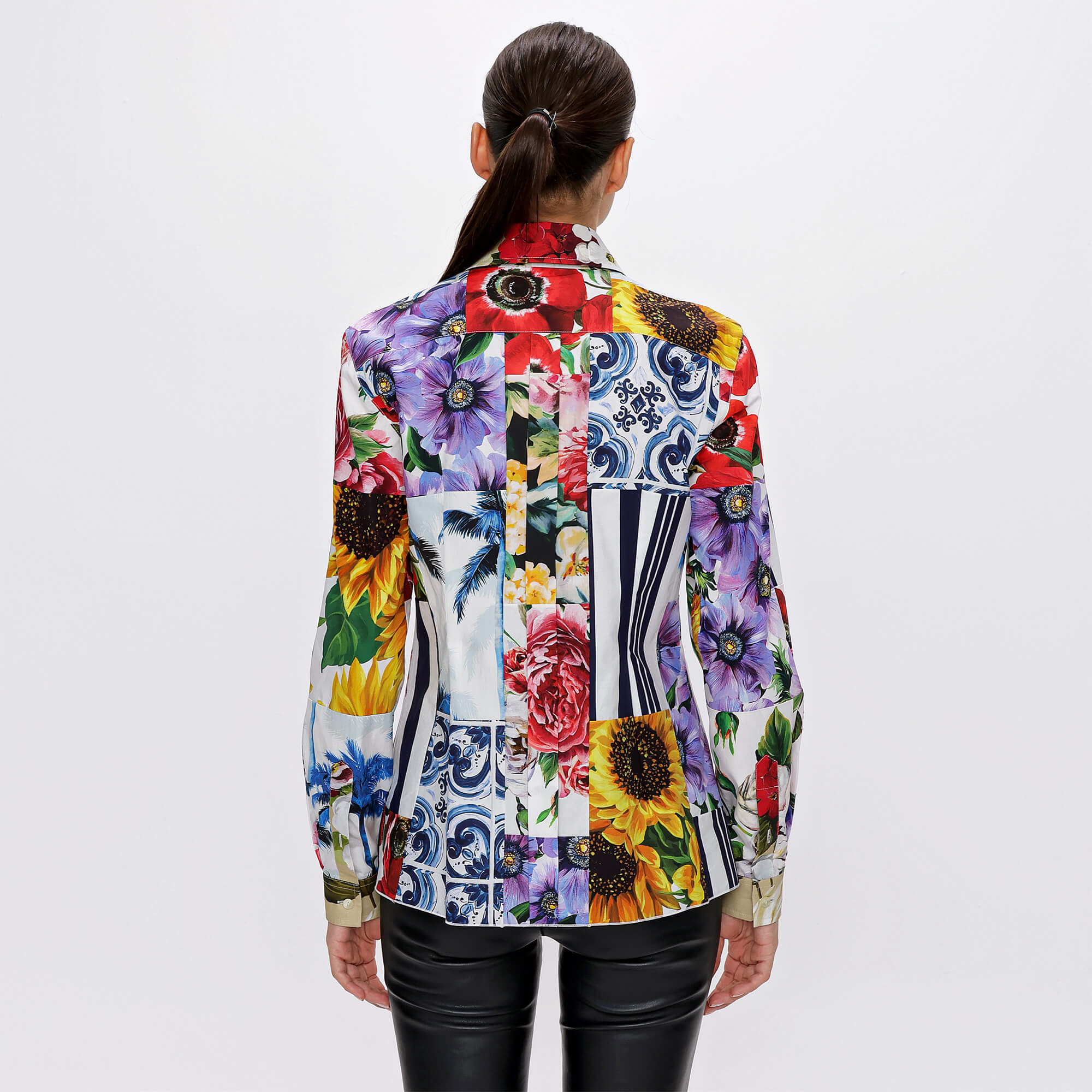 Dolce&Gabbana - Cotton Floral Printed Shirt